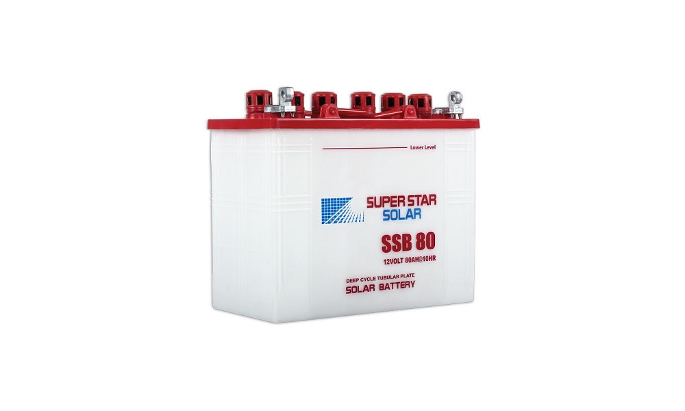 Super Star Solar Battery SSB 80 AH 1 Pc