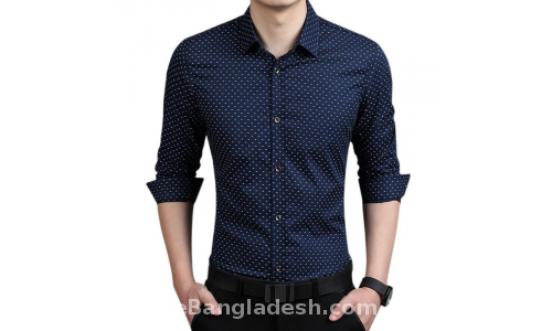 Black & White Small Check Shirt For Men