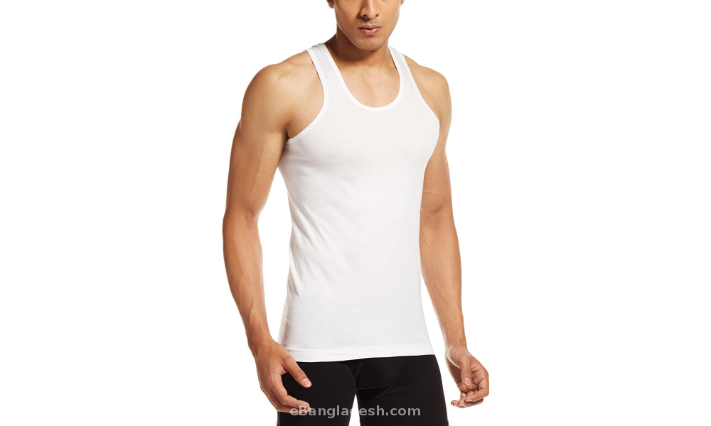 Mens Regular Comfort Vest Cotton Rupa Sando Ganji - 1Pcs