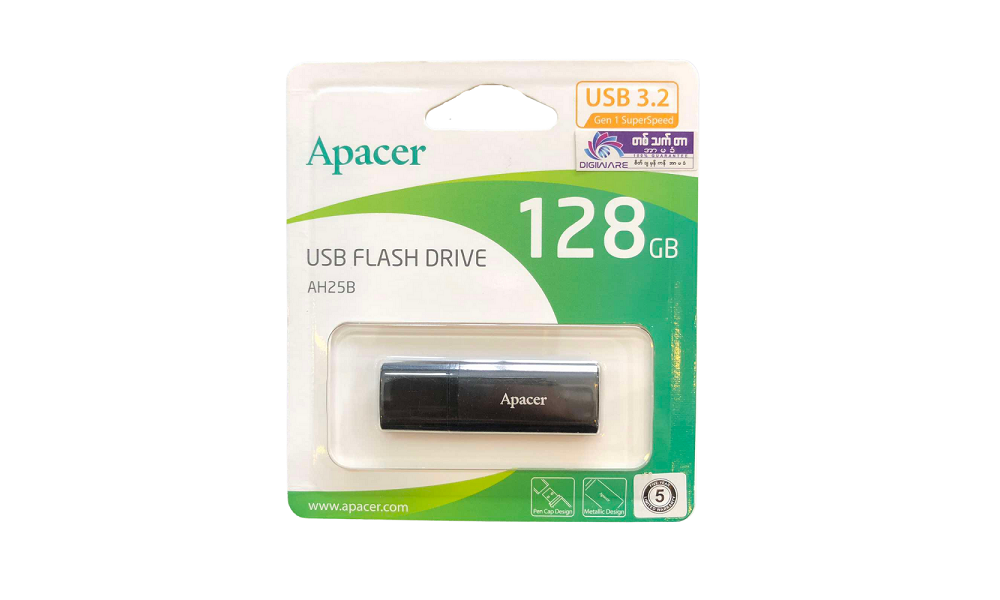 Apacer Ah25B 128Gb Usb 3.2 Gen 1 Flash Drive In Bd
