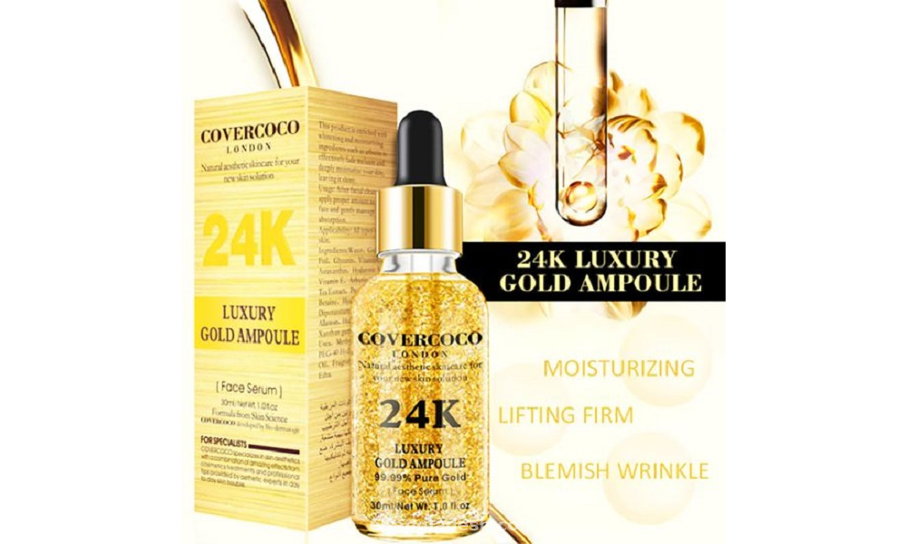 Covercoco London 24k Luxury Gold Ampoule Face Serum -30ml