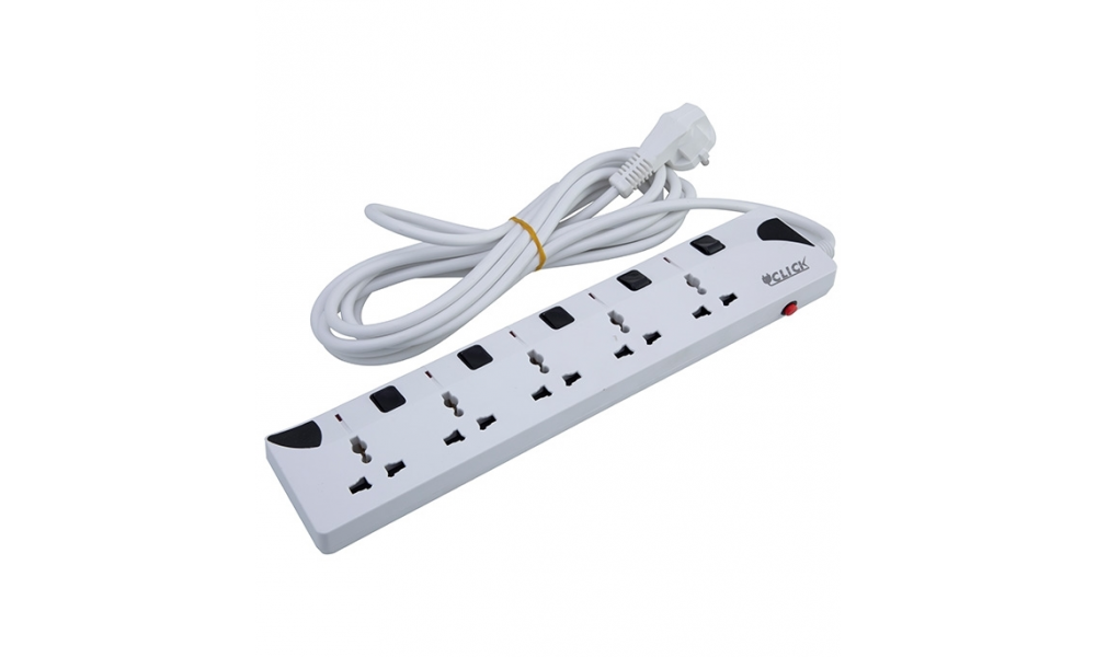 Click Multi-Plug, 5 Port , 2 Pin Plug