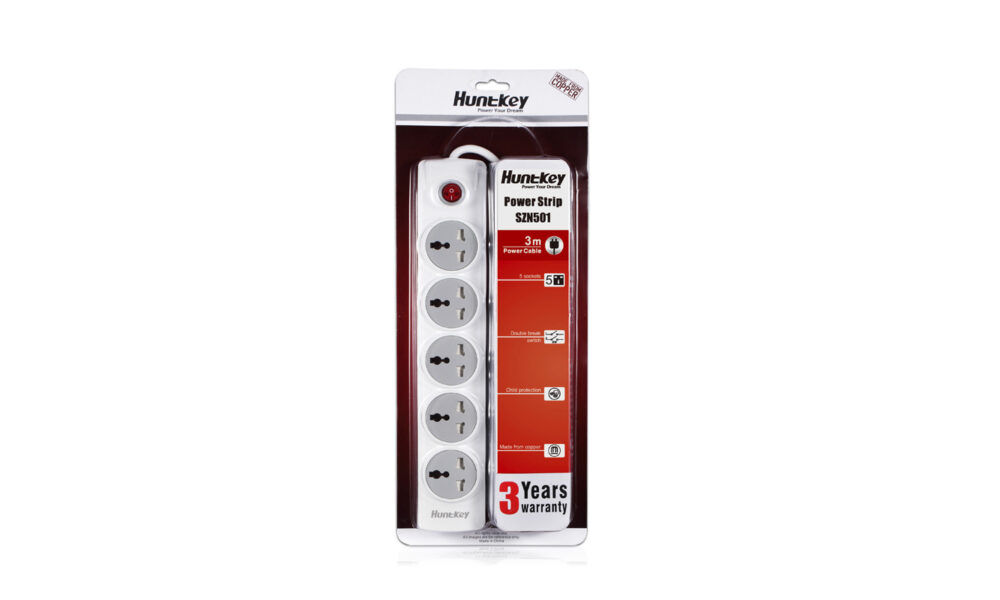 Huntkey SZN 501 Power Strip Multiplug