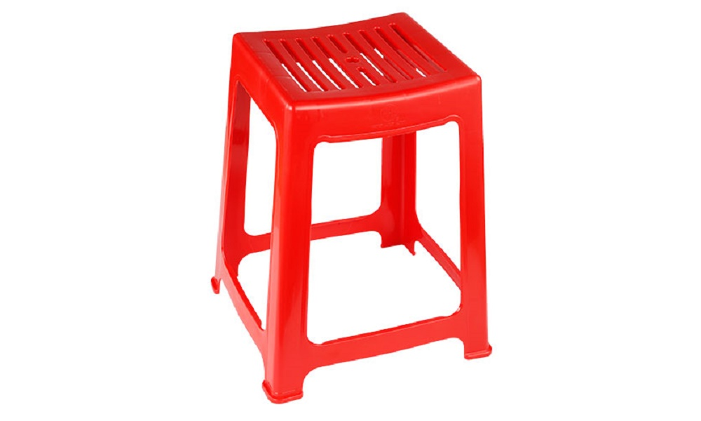 RFL Timber Stool High Red 1 pc