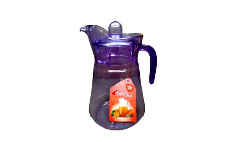 Glass Jug with Lid 1.5Ltr - Transparent 1 pc