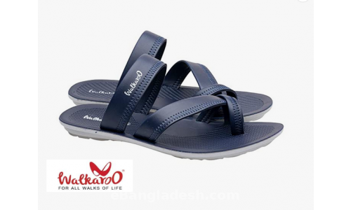 Walkaroo Boys Cross Strap Slide Sandals - WG5301 Blue – Walkaroo Footwear