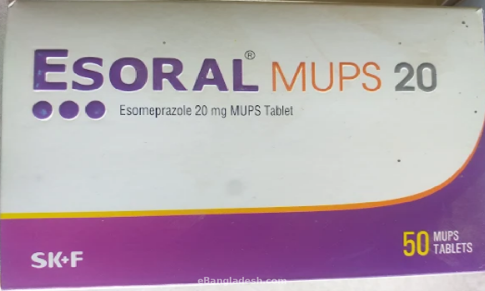 Esoral mups shop 20 mg