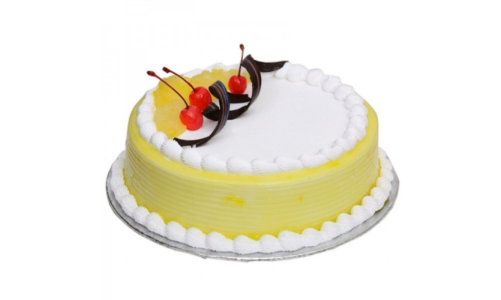 Buy/Send Rainbow Vanilla Cream Cake Half Kg Online- FNP