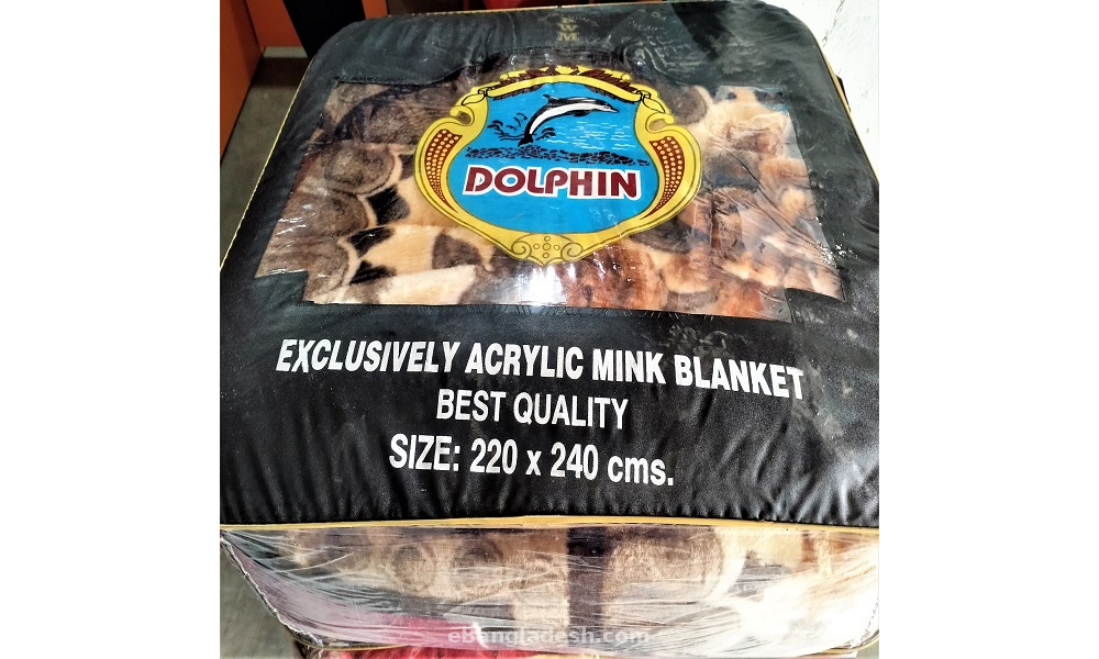 Dolphin Exclusive Acrylic Mink Blanket 220 240 cms