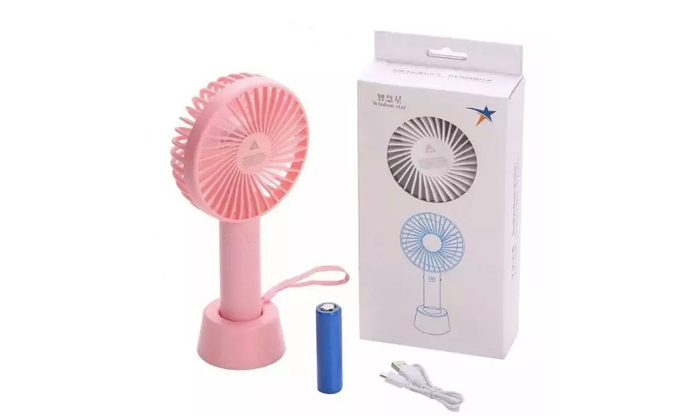 Portable Mini Rechargeable Travel Fan - 1 pc